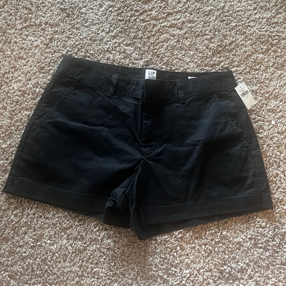 NWT Gap for Good Women's Black City Short Size 10